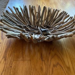 Pier 1 Driftwood Home Decor. Use it as a bowl for fruit, flowers, seashells.